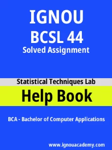 ignou BCSL 44 solved assignment