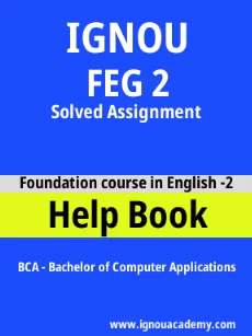 ignou FEG 2 solved assignment