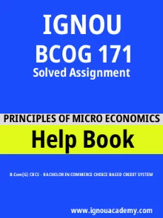 ignou BCOG 171 solved assignment