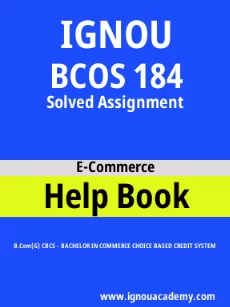 ignou BCOS 184 solved assignment
