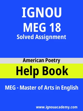 MEG 18 Solved Assignment