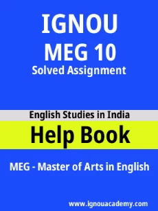 ignou MEG 10 solved assignment