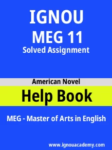 ignou MEG 11 solved assignment