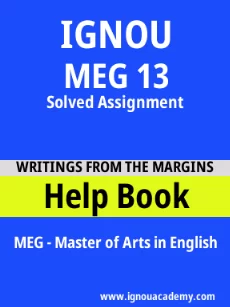 ignou MEG 13 solved assignment