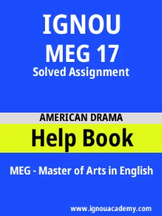 ignou MEG 17 solved assignment