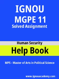 ignou MGPE 11 solved assignment