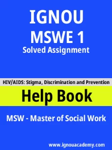 ignou MSWE 1 solved assignment