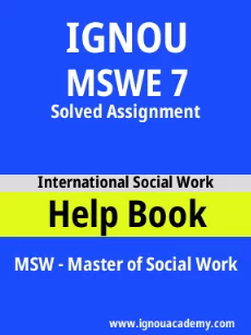 ignou MSWE 7 solved assignment