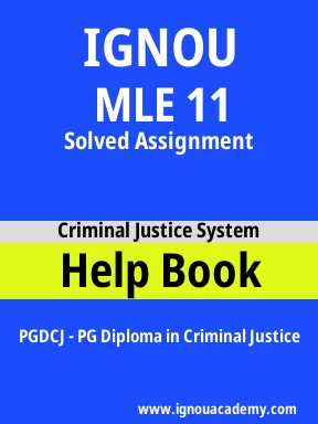 MLE 11 Solved Assignment