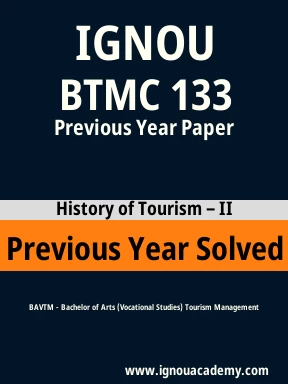 BTMC 133 Previous Year Solved Question Paper