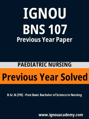 BNS 107 Previous Year Solved Question Paper