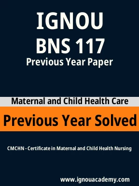 BNS 117 Previous Year Solved Question Paper