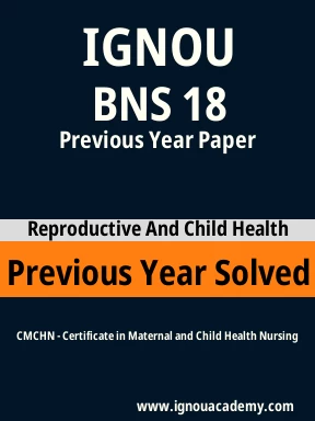 BNS 18 Previous Year Solved Question Paper