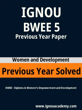 BWEE 5 Previous Year Solved Question Paper