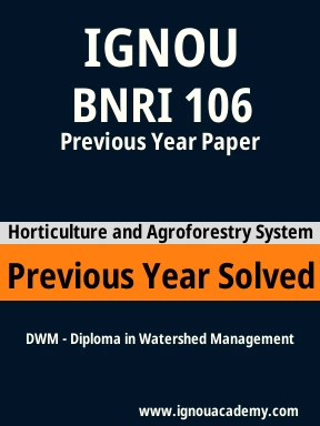 BNRI 106 Previous Year Solved Question Paper