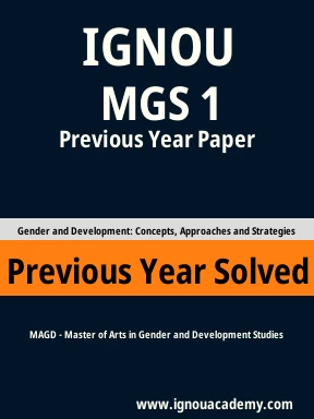 MGS 1 Previous Year Solved Question Paper