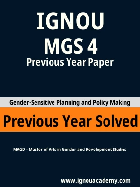 MGS 4 Previous Year Solved Question Paper