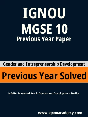 MGSE 10 Previous Year Solved Question Paper
