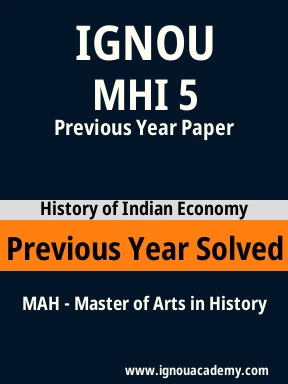 MHI 5 Previous Year Solved Question Paper