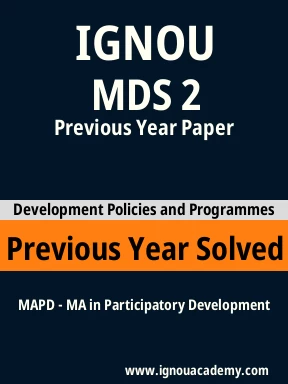 MDS 2 Previous Year Solved Question Paper