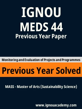 MEDS 44 Previous Year Solved Question Paper