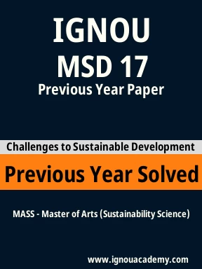 MSD 17 Previous Year Solved Question Paper