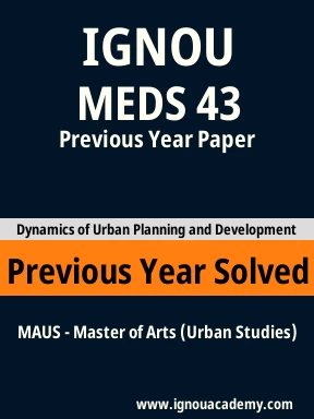 MEDS 43 Previous Year Solved Question Paper