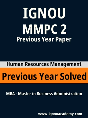MMPC 2 Previous Year Solved Question Paper