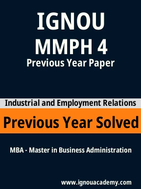 MMPH 4 Previous Year Solved Question Paper
