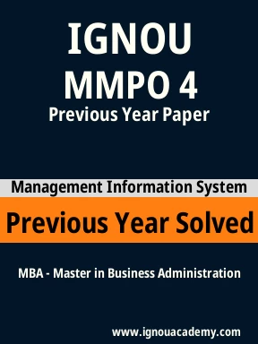 MMPO 4 Previous Year Solved Question Paper