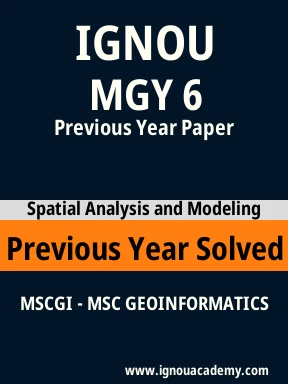 MGY 6 Previous Year Solved Question Paper