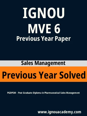 MVE 6 Previous Year Solved Question Paper
