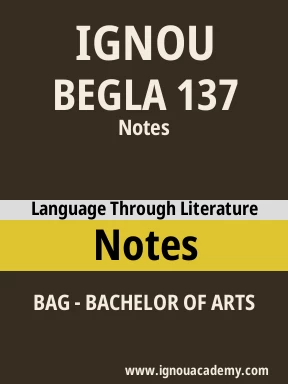 BEGLA 137 Solved Assignment