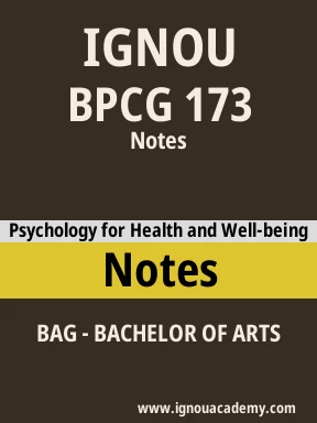 BPCG 173 Solved Assignment