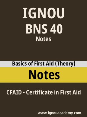 BNS 40 Solved Assignment