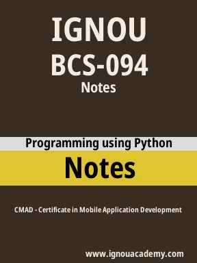 BCS-094 Solved Assignment