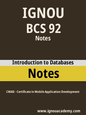 BCS 92 Solved Assignment