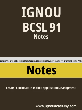 BCSL 91 Solved Assignment