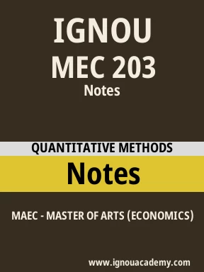 MEC 203 Solved Assignment