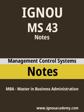 IGNOU MS 43 NOTES