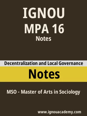 MPA 16 Solved Assignment