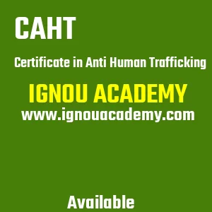 IGNOU CAHT Projects