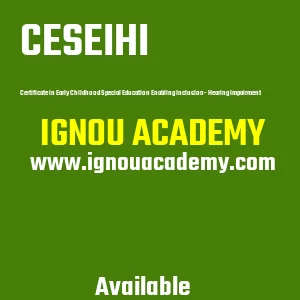 IGNOU CESEIHI Projects
