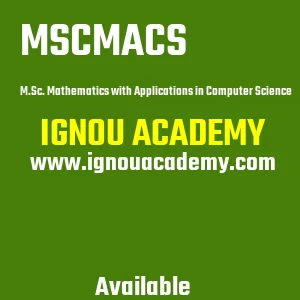 IGNOU MSCMACS Projects
