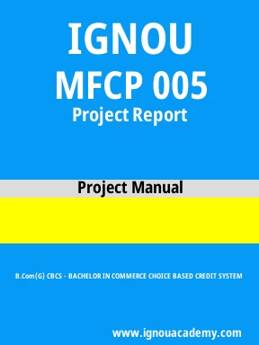 MFCP 005 Solved Assignment