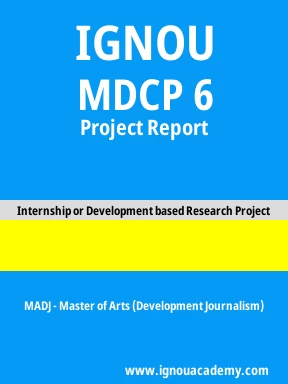 MDCP 6 Solved Assignment