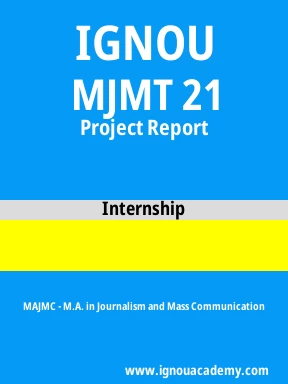MJMT 21 Solved Assignment