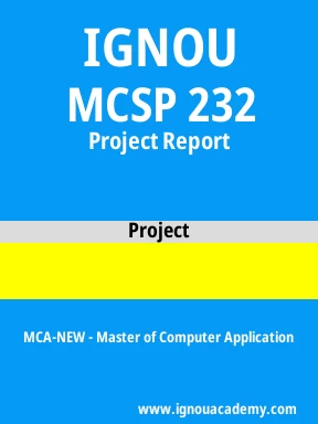 MCSP 232 Solved Assignment