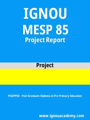 MESP 85 Solved Assignment
