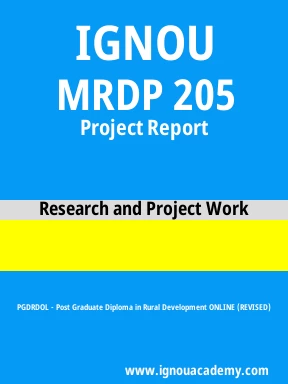 MRDP 205 Solved Assignment
